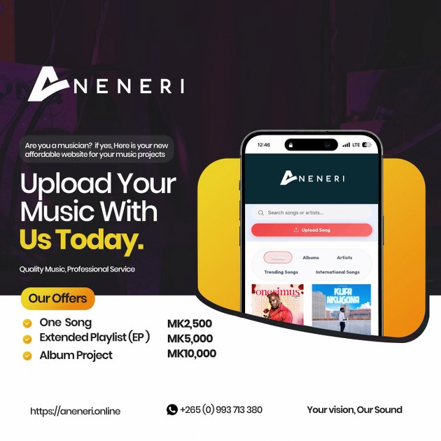 ANENERI Music Platform screenshot